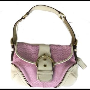 Coach purse handbag lavender